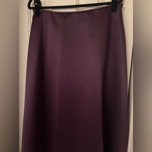 Jessica McClintock Bridal Plum Satin Skirt